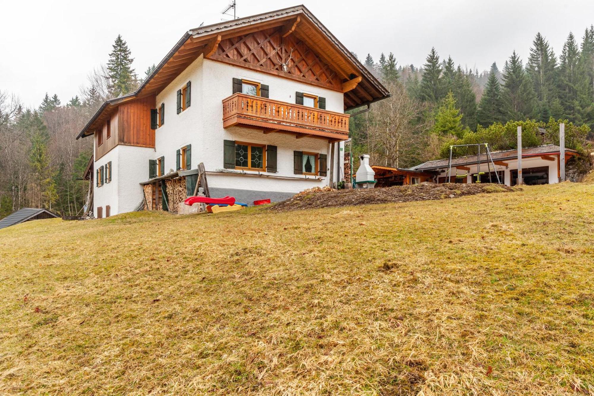 Ferienwohnung Kraus Eibsee Грайнау Экстерьер фото